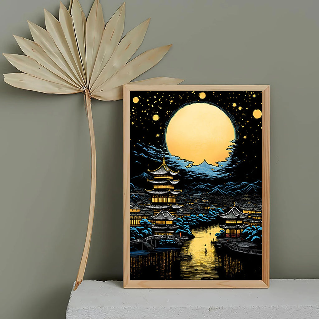 Glow-in-the-Dark Scratch Art Kit for Adults – 2pcs Rainbow Scratch Paper | Relaxing Mindful Craft Gift