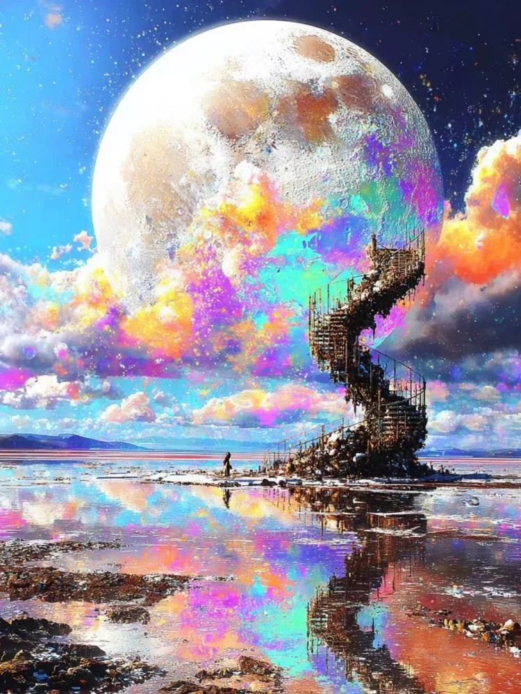 Stardust Fantasy – DIY Paint by Numbers Oil Painting Kit for Adults | Cosmic Dream Art
