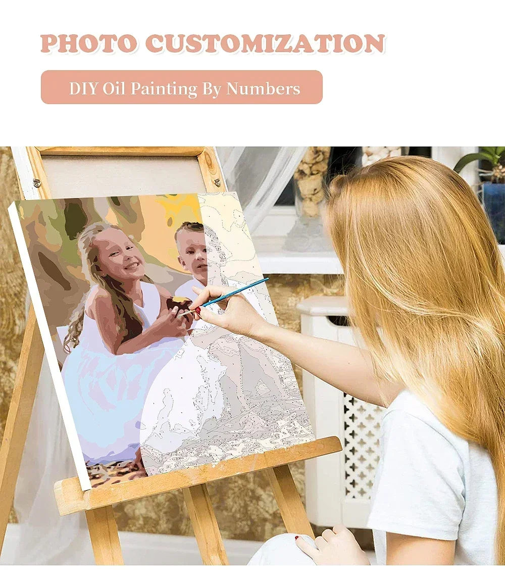 Stardust Fantasy – DIY Paint by Numbers Oil Painting Kit for Adults | Cosmic Dream Art